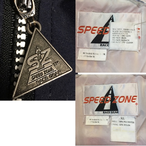 RARE VTG 1995 Jeff Gordon Racing Jacket Nascar Speed Zone XL HTF - Picture 10 of 16